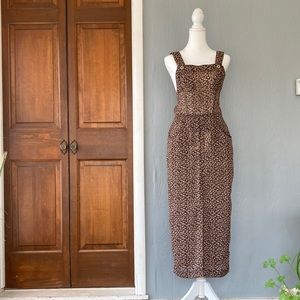 Vintage 1990s Guess Overall Dress